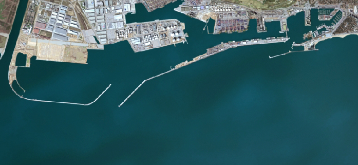 Vista aérea del Port de Barcelona. Imagen: Port de Barcelona.