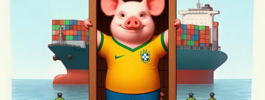 Brasil podría superar a España como principal exportador de cerdo.