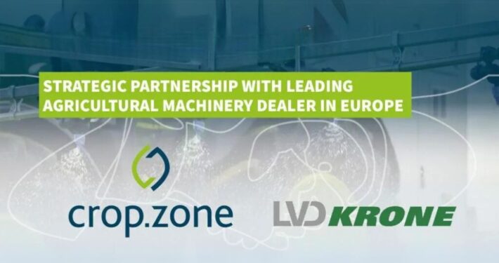 LVD Bernard Krone GmbH partners with crop.zone to work on herbicide free agricultural solutions.